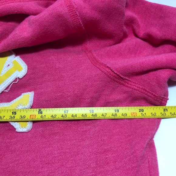 Aeropostale Pink Soft Pullover Kangaroo Pouch Logo Hoodie XL - Picture 7 of 8